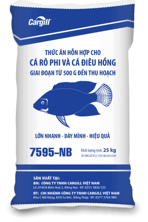 Thức ăn HH cho cá Rô Phi và cá Basa 7594-NC