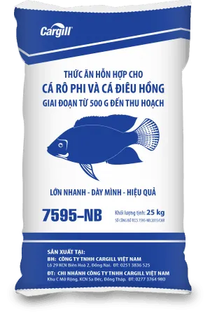 Thức ăn HH cho cá Rô Phi và cá Basa 7594-NC