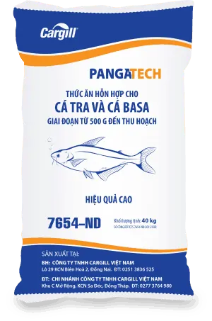 Thức ăn HH cho cá Tra, cá Basa 7654 ND