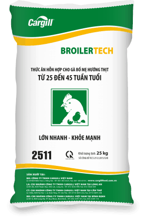 Thức ăn HH cho gà bố mẹ hướng thịt 2511
