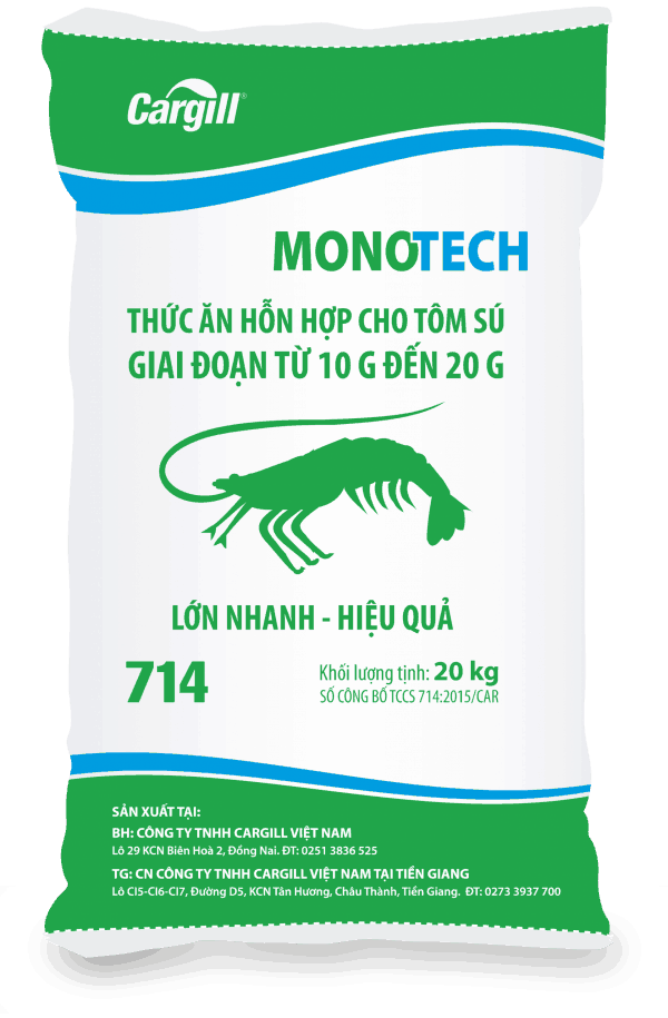 Thức ăn HH cho tôm Sú 714