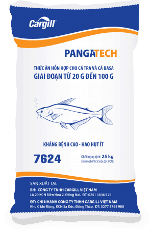 Thức ăn HH cho cá Tra và cá BaSa 7624