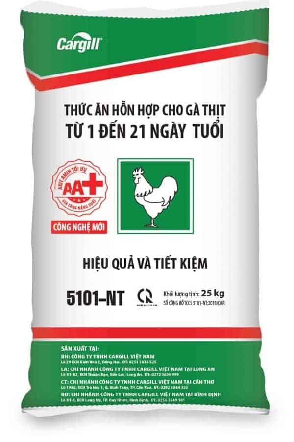Thức ăn HH cho gà thịt 5101-NT