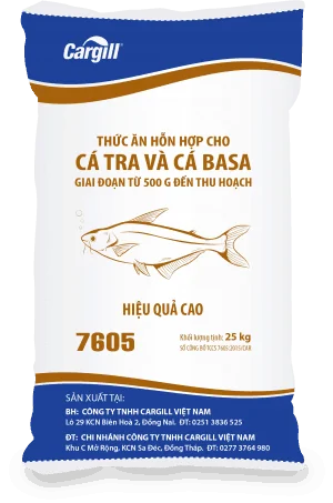 Thức ăn HH cho cá Tra, cá Basa 7605