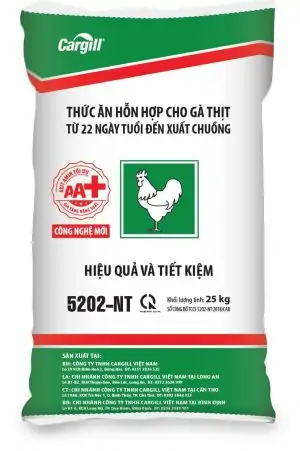 Thức ăn HH cho gà thịt 5202-NT