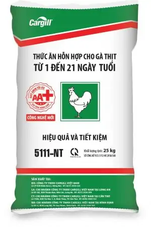 Thức ăn HH cho gà thịt 5111-NT